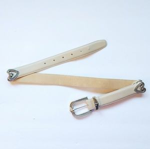 Brighton silver heart belt